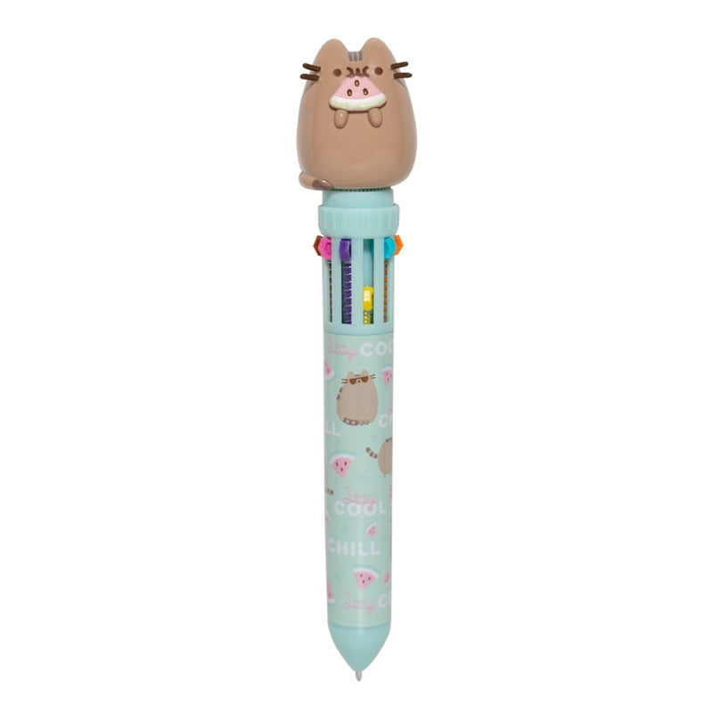 Pusheen - 10barevné automatické Kugelschreiber s 3D figurkou aus der Kollektion Foodie