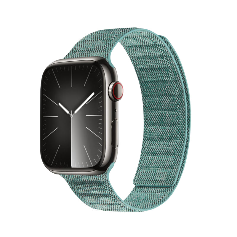 Crong Melange - magnetische Armband für Apple Watch 44/45/46/49 mm (tyrkysový melanž)