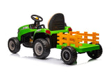 LEAN CARS Batteriebetriebener Traktor BBH-030, grün – Produktabbildung 4