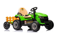 LEAN CARS Batteriebetriebener Traktor BBH-030, grün – Produktabbildung 5
