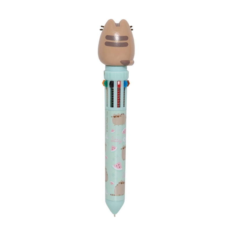 Pusheen - 10barevné automatické Kugelschreiber s 3D figurkou aus der Kollektion Foodie – Produktabbildung 2