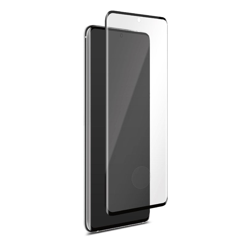PURO Premium Full Edge Tempered Glass Case Friendly – ??Samsung Galaxy S20 Tempered Glass Schutzglas (schwarz