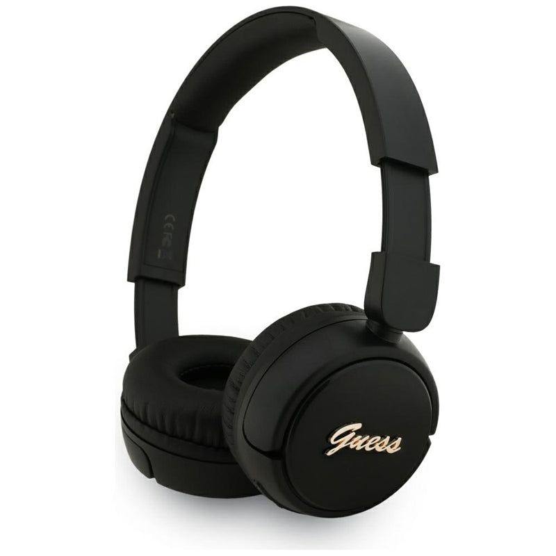 Guess Metal Logo Script - kabellose Over-Ear- Kopfhörer Bluetooth V5.3 (schwarz)