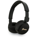 Guess Metal Logo Script - kabellose Over-Ear- Kopfhörer Bluetooth V5.3 (schwarz)