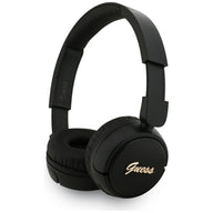 Guess Metal Logo Script - kabellose Over-Ear- Kopfhörer Bluetooth V5.3 (schwarz)