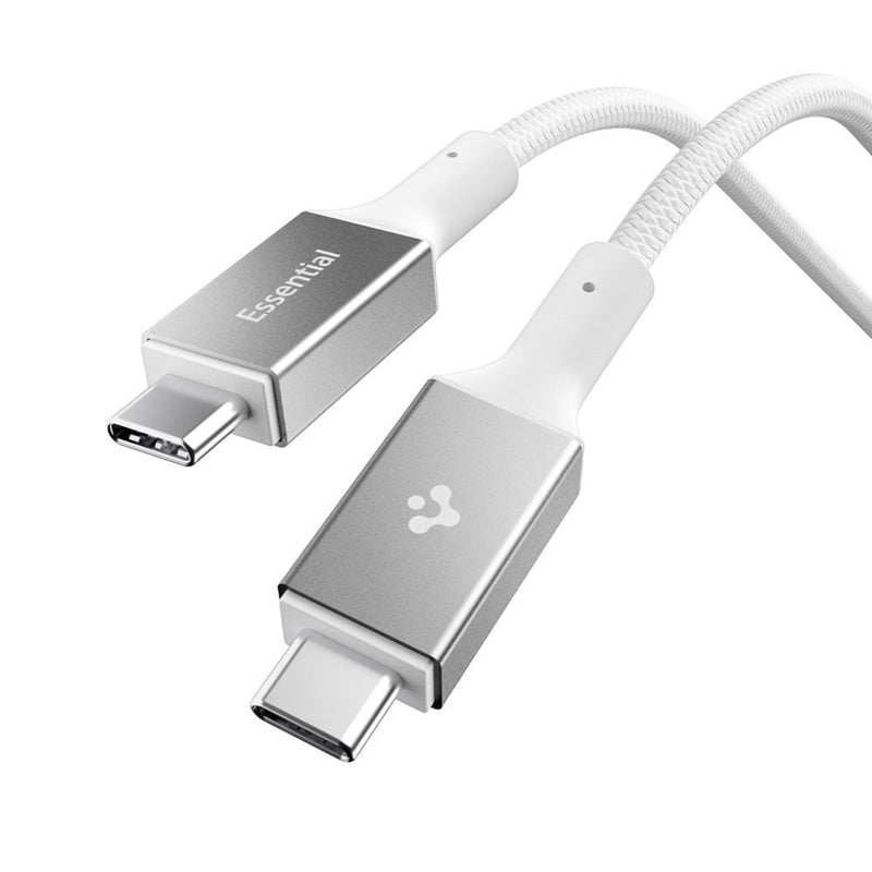 Spigen EB10015CC Essential - Kabel USB-C für USB-C PD 100W 1,5m (weiß)