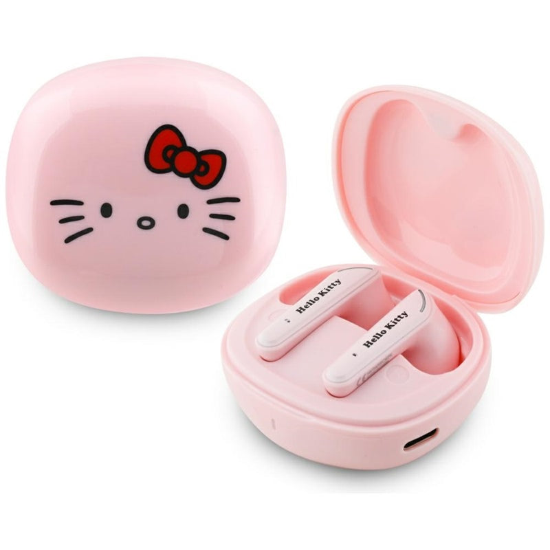 Hello Kitty O Glossy Finish - TWS Kopfhörer + Lade- Hülle (rosa)