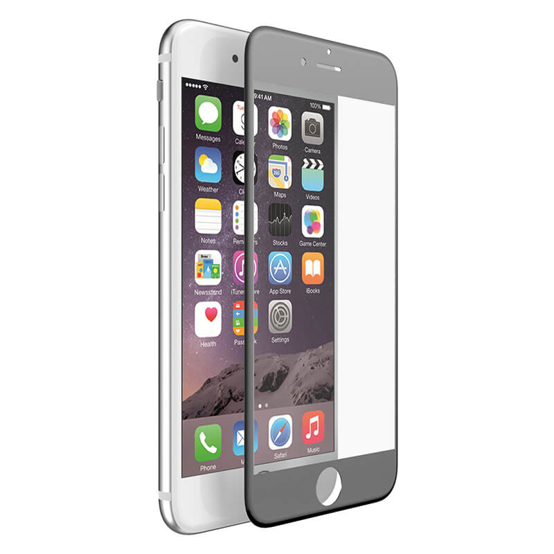 X-Doria ARC Guard - Tempered Glass 9H Screen Protector for iPhone 7 Plus (Schwarz Edge)