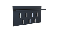 Garderobenpaneel 2F 2F SCHWARZ