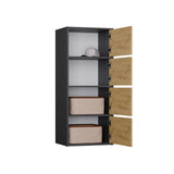 Kommode ALMA ANTHRAZIT EICHE ARTISAN – Produktabbildung 9