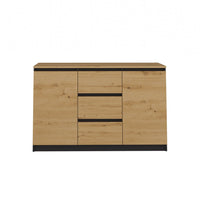 Kommode Malwa 2D3S/BA ANTHRAZIT EICHE ARTISAN – Produktabbildung 5