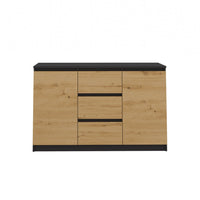 Kommode Malwa 2D3S ANTHRAZIT EICHE ARTISAN – Produktabbildung 5
