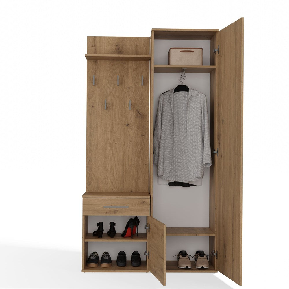 Garderobe DUO EICHE ARTISAN – Produktabbildung 8