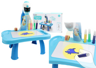 LEAN Toys Mini-Projektor-Robotertisch 2in1 Zubehör Blau