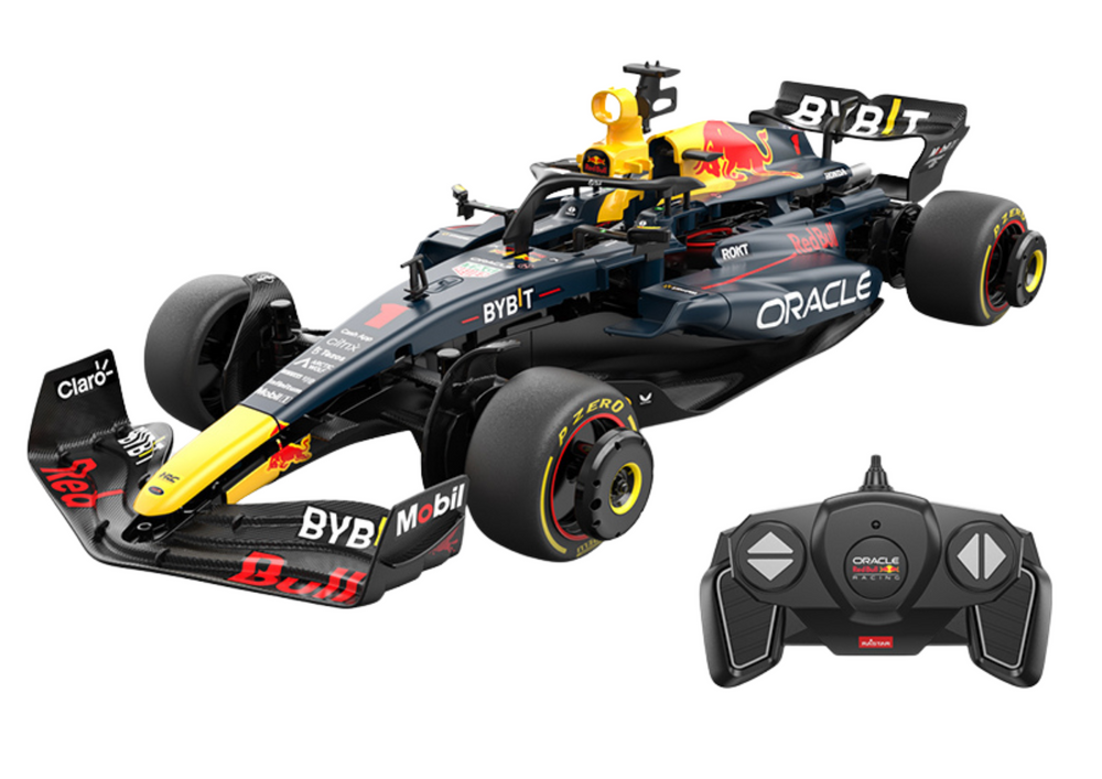 Bausteine Auto RC Rastar 1:16 Red Bull F1 Bolid Marineblau – Produktabbildung 2