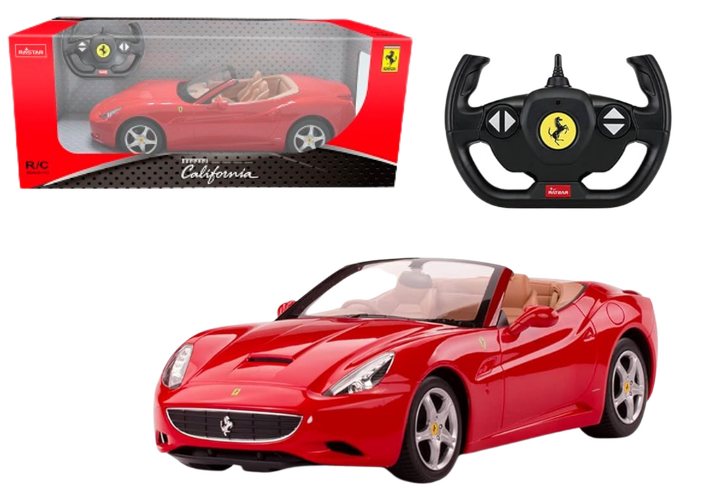 Rastar Auto Ferrari California Samochód Zdalnie Sterowany RC Czerwony 1:24