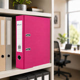 LEAN A4 Dokumentenordner/75 mm Hebelmechanismus Pink – Produktabbildung 4