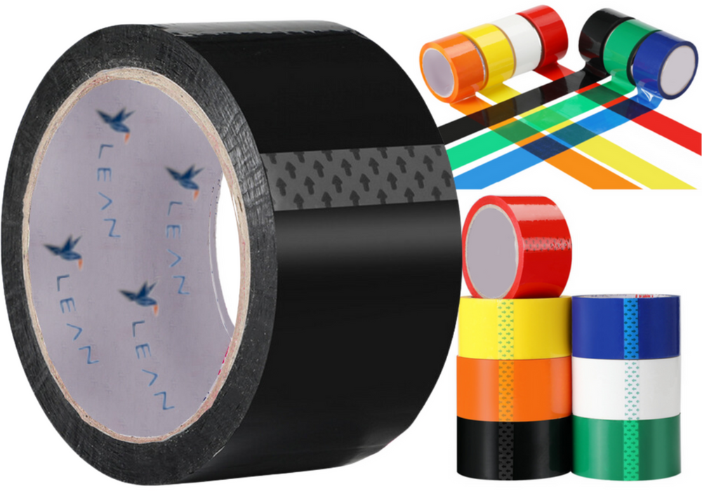 LEAN Schwarzes Acryl-Paketband 48/50Y
