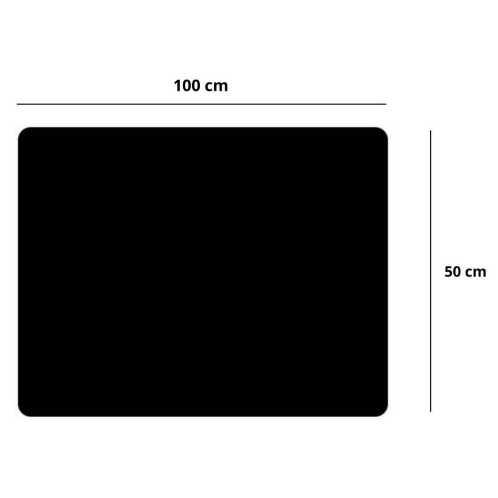 LEAN Bürounterlage für Maus und Tastatur 100 x 50 cm – Produktabbildung 2