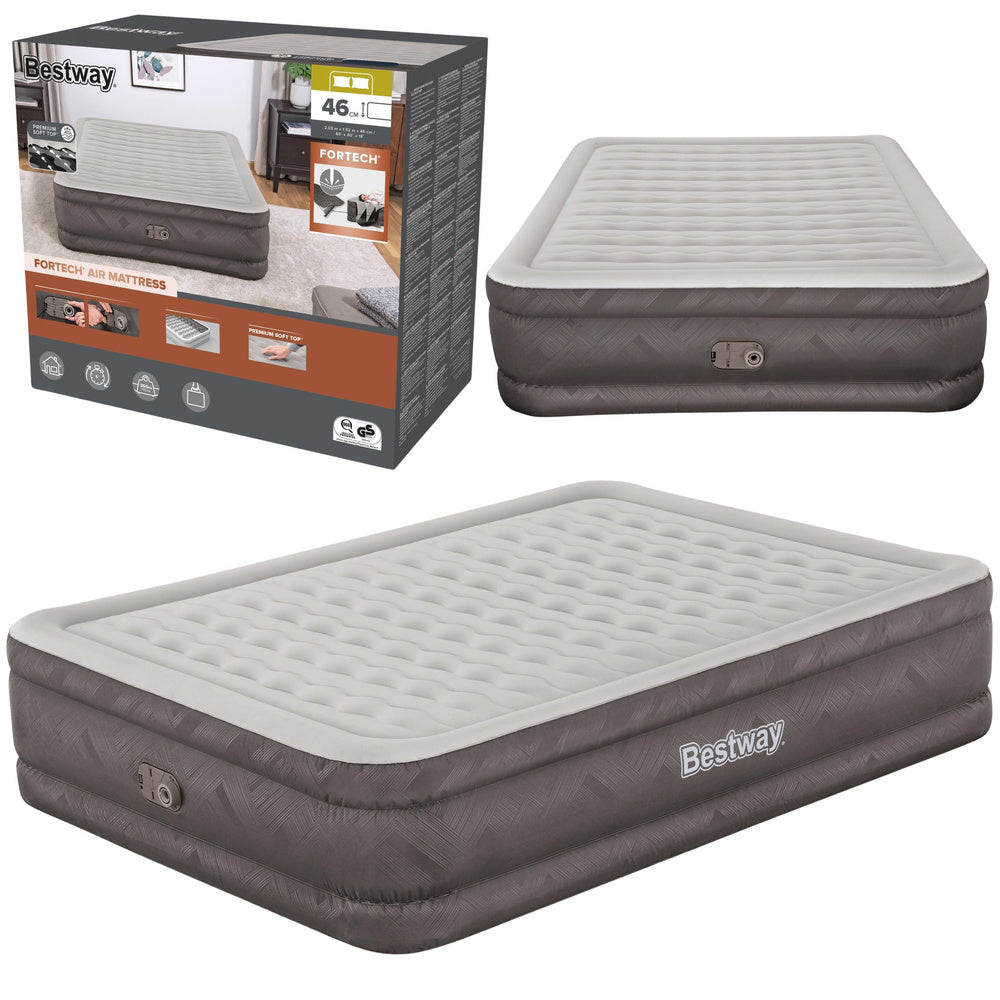 Doppel-Luftmatratze mit elektrischer Pumpe 203x152 cm Bestway 69050