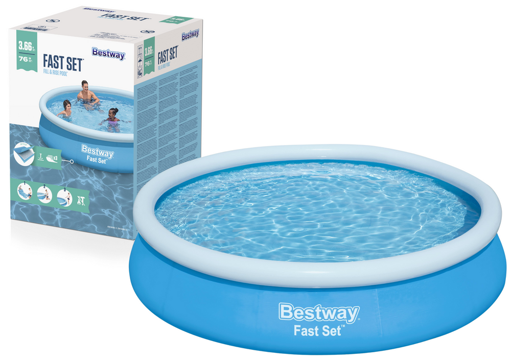 Bestway 57273 Garten-Erweiterungspool, 366 x 76 cm
