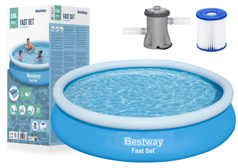 Aufblasbarer Erweiterungspool 366 x 76 cm Bestway 57274