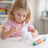 LEAN TOYS Osterset Styropor-Eier 9-tlg. Hasenfigur bemalt – Produktabbildung 3