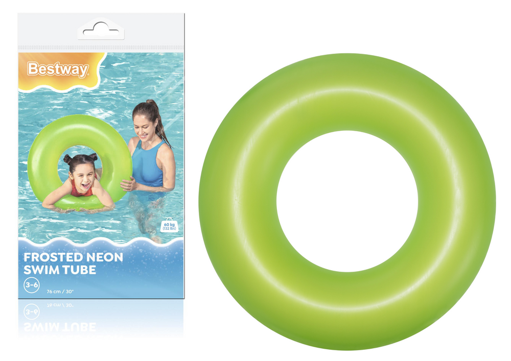 Aufblasbarer Schwimmring, Grün, 76 cm, Bestway 36024