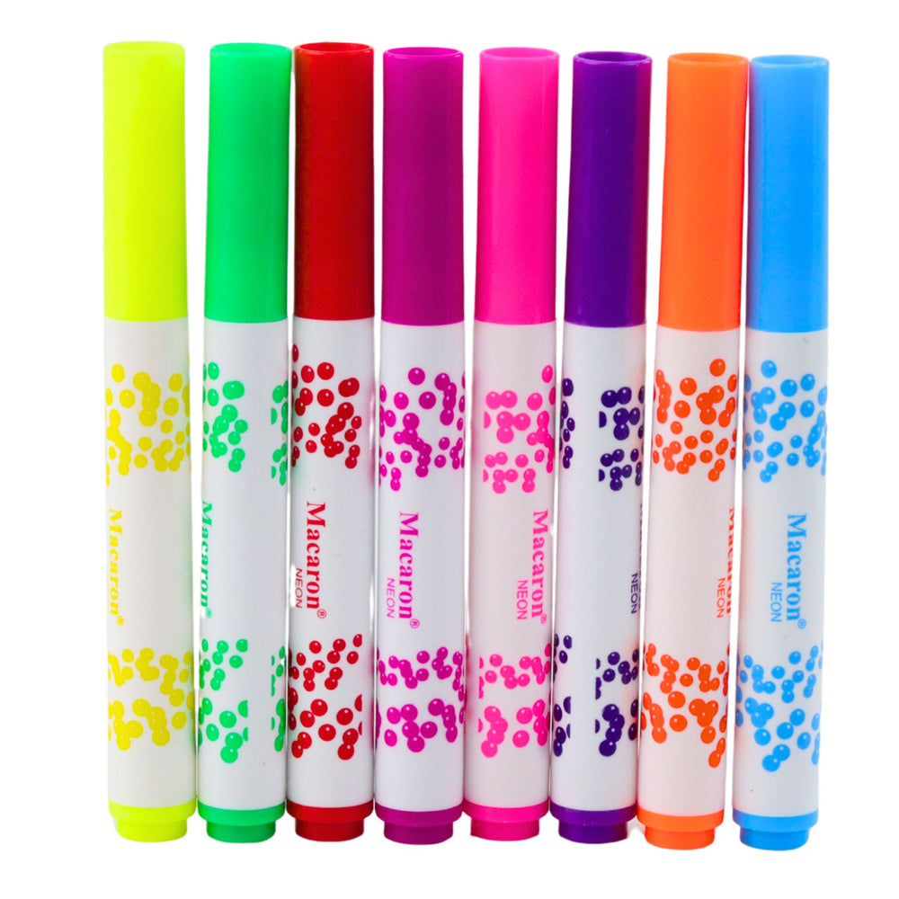 LEAN Neonmarker-Set für die Schule, Tinte auf Wasserbasis, bunt, 8 Stück – Produktabbildung 2