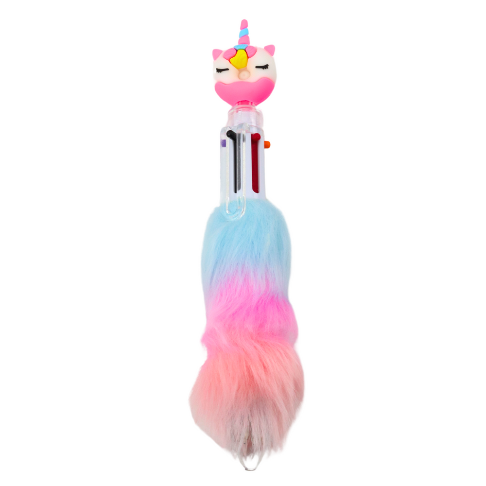 LEAN Einhorn Fell Kugelschreiber Donut Fell Farbmix 0.7mm – Produktabbildung 2