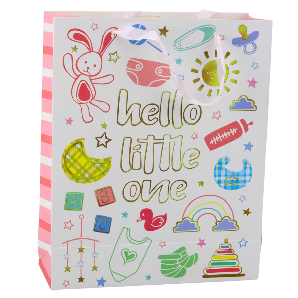 LEAN Hello Little One New Baby Geschenktüte 32 x 26 x 10 cm