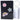 LEAN Liniertes Notizbuch Glitzer Patches Schwarz B6 80 Blatt
