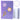 LEAN Liniertes Notizbuch Glitzer Patches Lila B6 80 Blatt