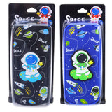 LEAN Schulmäppchen Cosmos Cosmonaut Zwei Taschen Schwarz – Produktabbildung 4