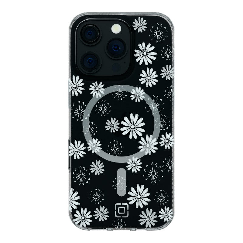 Incipio Forme MagSafe - Hülle für iPhone 16 Pro (Ditzy Floral Silver) – Produktabbildung 2