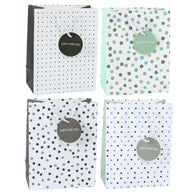 LEAN Geschenktüte mit Dots-Aufschrift „Just For You“ 23 x 18 x 10,5 cm