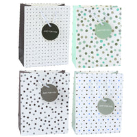 LEAN Geschenktüte mit Dots-Aufschrift „Just For You“ 23 x 18 x 10,5 cm