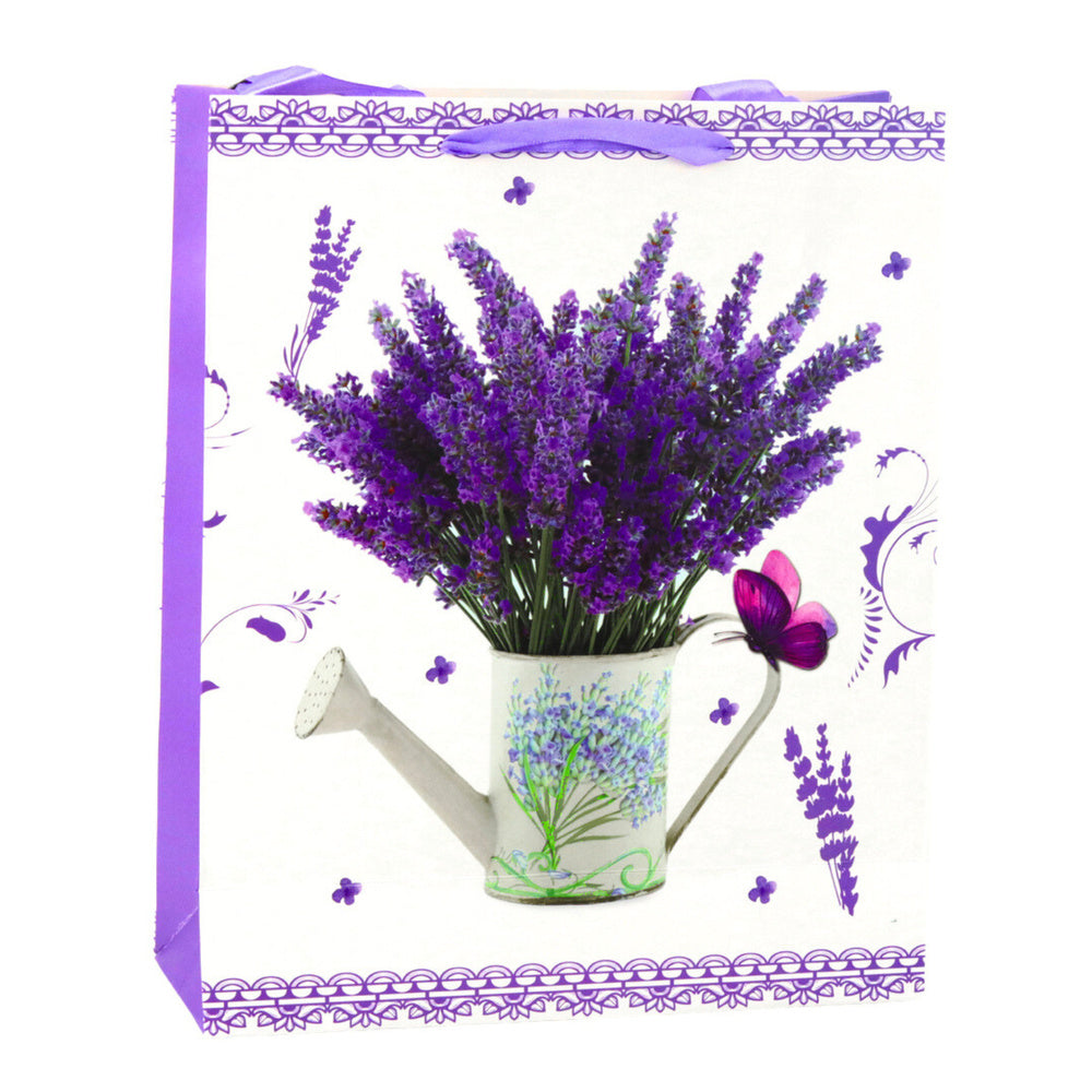 LEAN Lavendel-Geschenktüte aus Papier, 32 x 26 x 12 cm – Produktabbildung 2