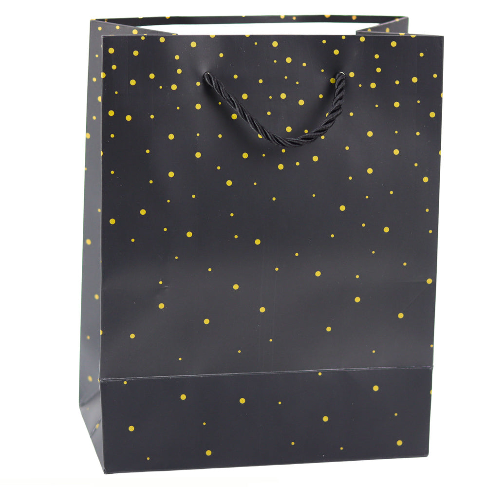 LEAN Geschenktüte mit goldenen Punkten, 23 x 18 x 10,5 cm – Produktabbildung 2