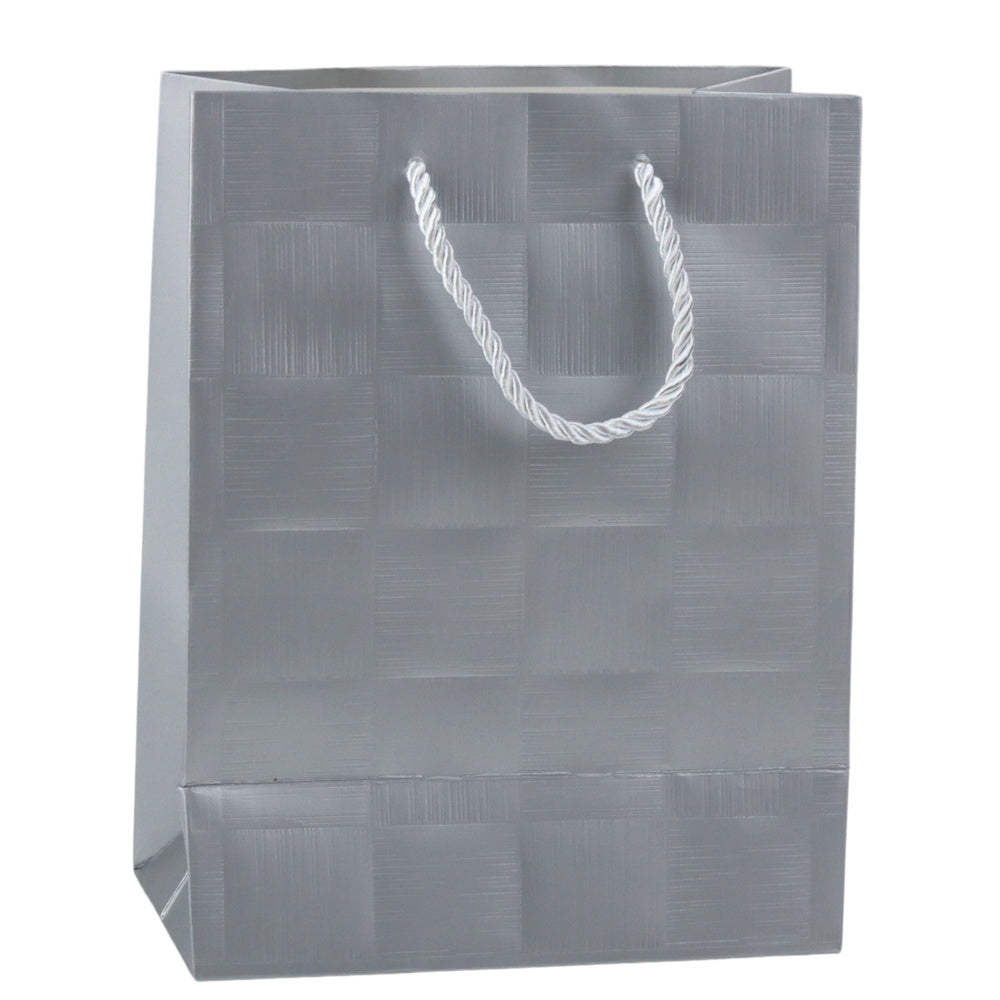LEAN Geschenktüte Strukturierte Quadrate Elegant 23 x 18 x 10 cm – Produktabbildung 2