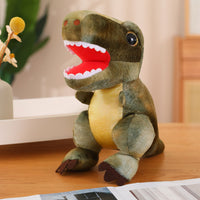 LEAN Toys Plüschtier Dinosaurier Kuscheltier mit Strukturhaut Grün 32cm – Produktabbildung 2