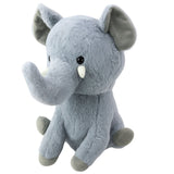 LEAN Toys Plüsch Maskottchen Kuscheltier Großer Elefant Grau 36cm