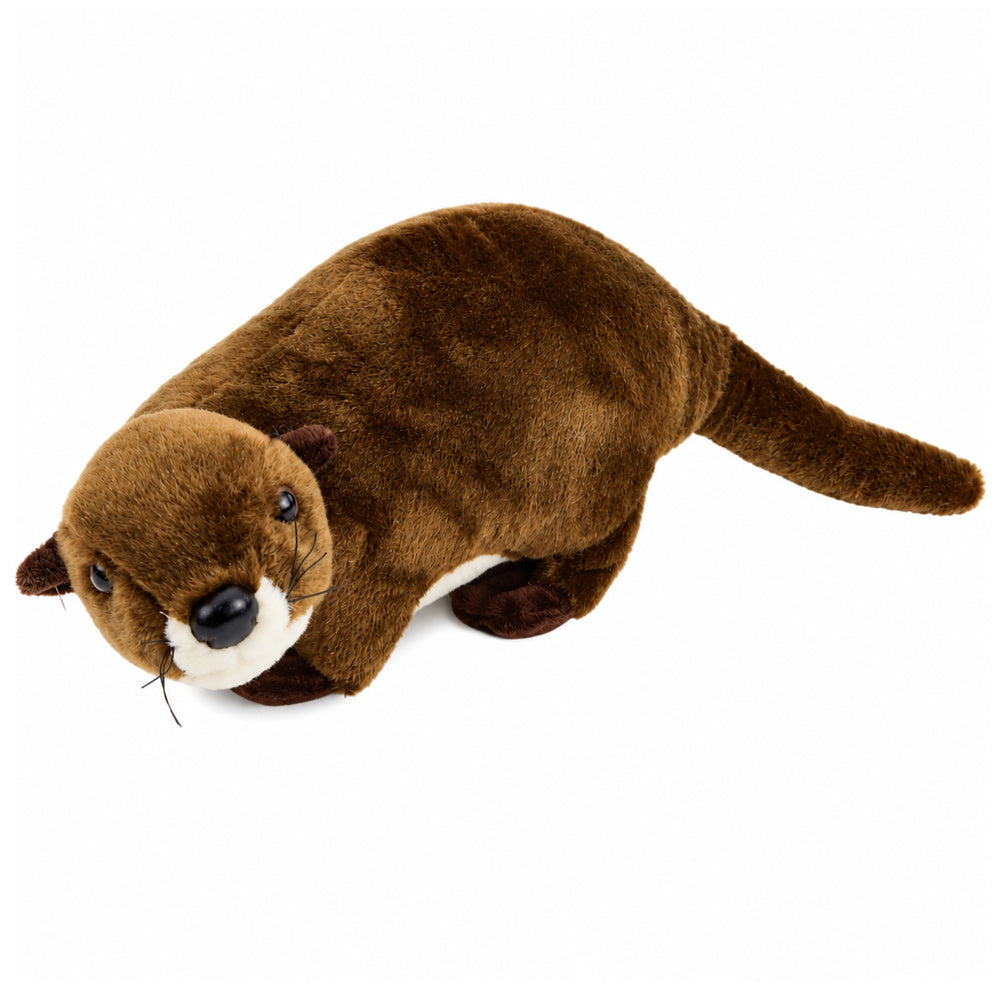 LEAN Toys Plüschtier Otter Kuscheltier Braun 37cm – Produktabbildung 5