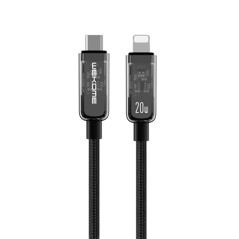 WEKOME WDC-181 Vanguard Series - Anschluss- Kabel USB-C für Lightning Super Fast Charging PD 20W 1 m