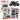 LEAN Toys Motorrad zum Zusammenbauen, Schrauben, Metall, 1:14, DIY, Goldelemente, Schwarz