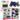 LEAN Toys Motorrad zum Zusammenbauen, Schrauben, Metall, 1:14, DIY, Grün-Blau