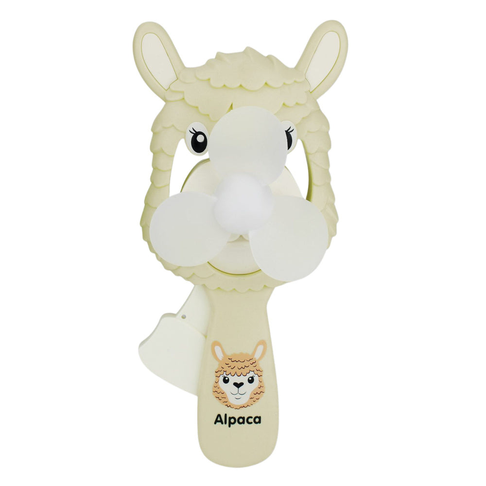 LEAN TOYS Mechanischer Handfächer mit Windrad für Kinder, Alpaka-Mix – Produktabbildung 2