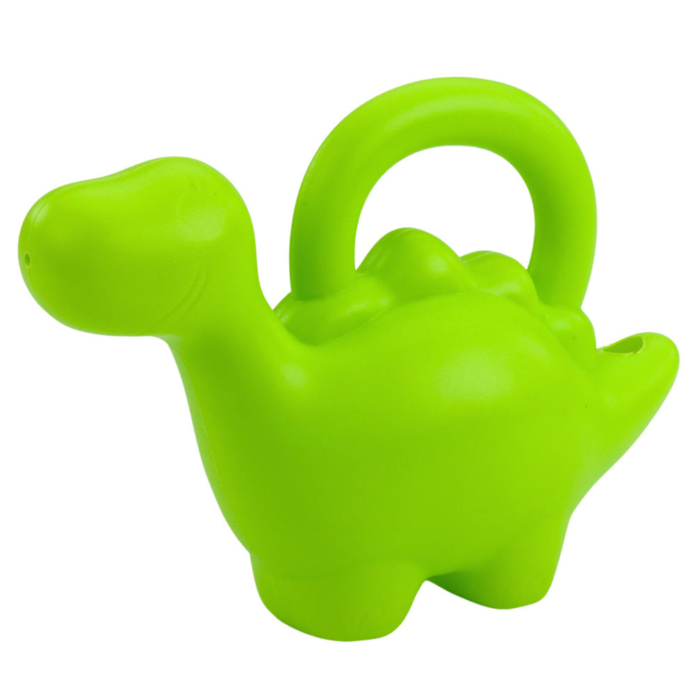 LEAN TOYS Kleine Plastikgießkanne für Kinder Dinosaurier Grün – Produktabbildung 2