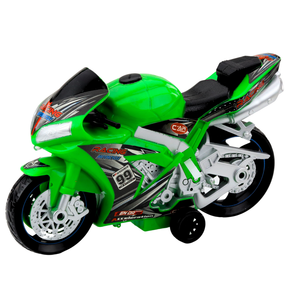 LEAN Toys Rennrad Racer Drive Lichter Sounds Grün – Produktabbildung 2