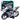 LEAN Toys Rennrad Racer Drive Lichter Sounds Schwarz Blau